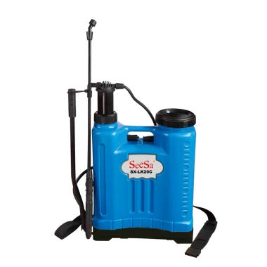 long8体育20L手动气压打药机农用园林果树背负式喷药机 消毒防疫喷雾器